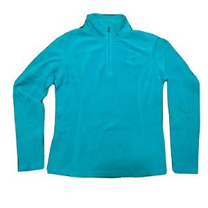 Women’s the North face fleece sweater Size Small Aqua/ Turquoise